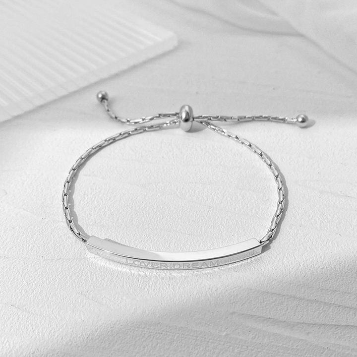 Brazalete Lover Dream Plateado