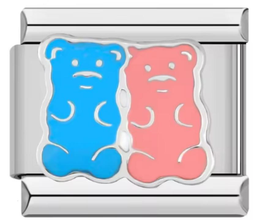 Italiano Gomitas De Oso Azul & Rosa