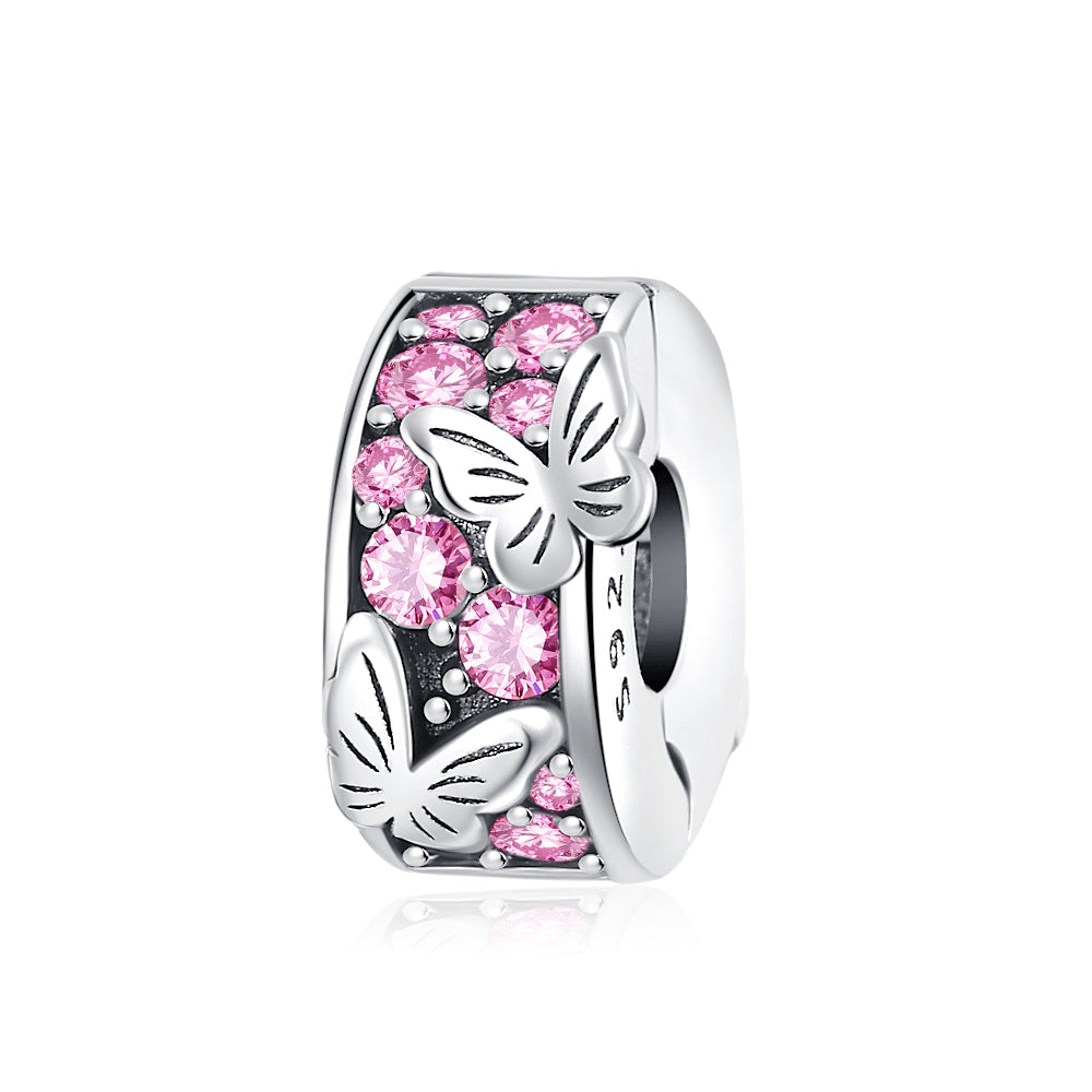 Clip Rosa & Mariposas
