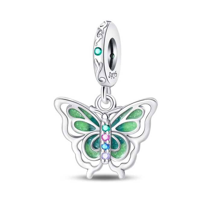 Mariposa Verde Brillante