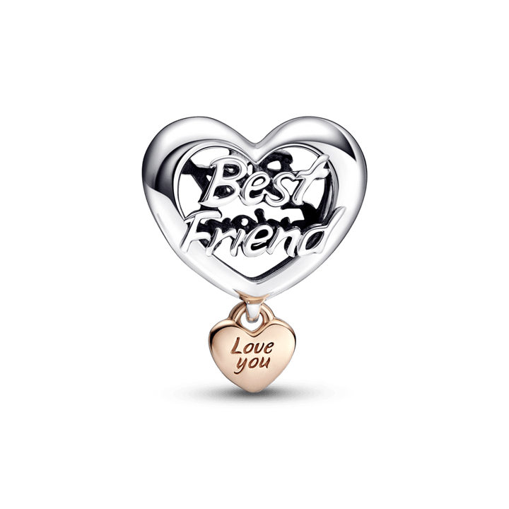 Corazon Best Friend Plateado