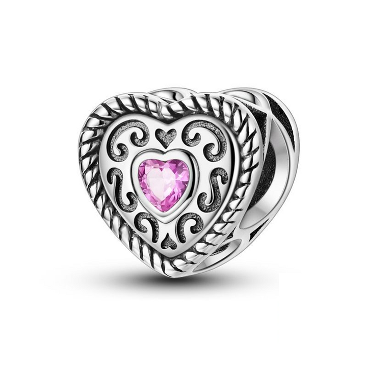 Corazón Rosa Vintage