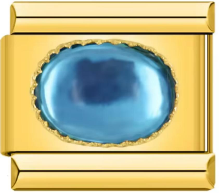 Italiano Dorado Piedra Azul