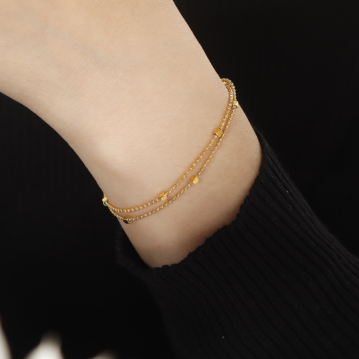 Doble Brazalete De Cubos