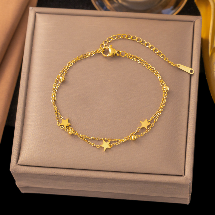 Brazalete Doble Estrellas