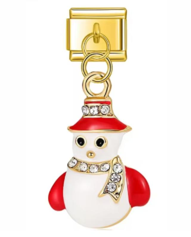 Italiano Dorado Muñeco de Nieve