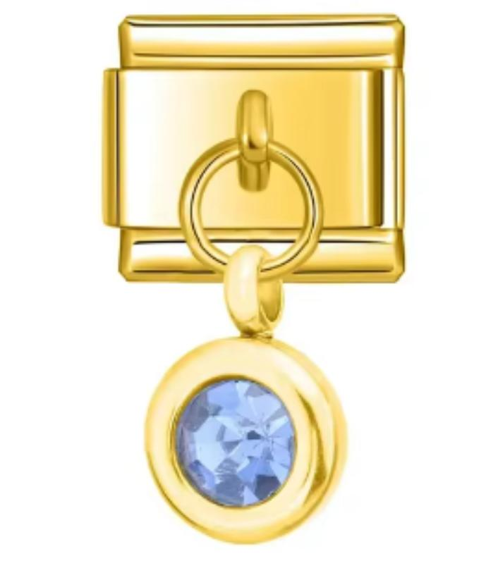 Italiano Dorado Piedra Azul