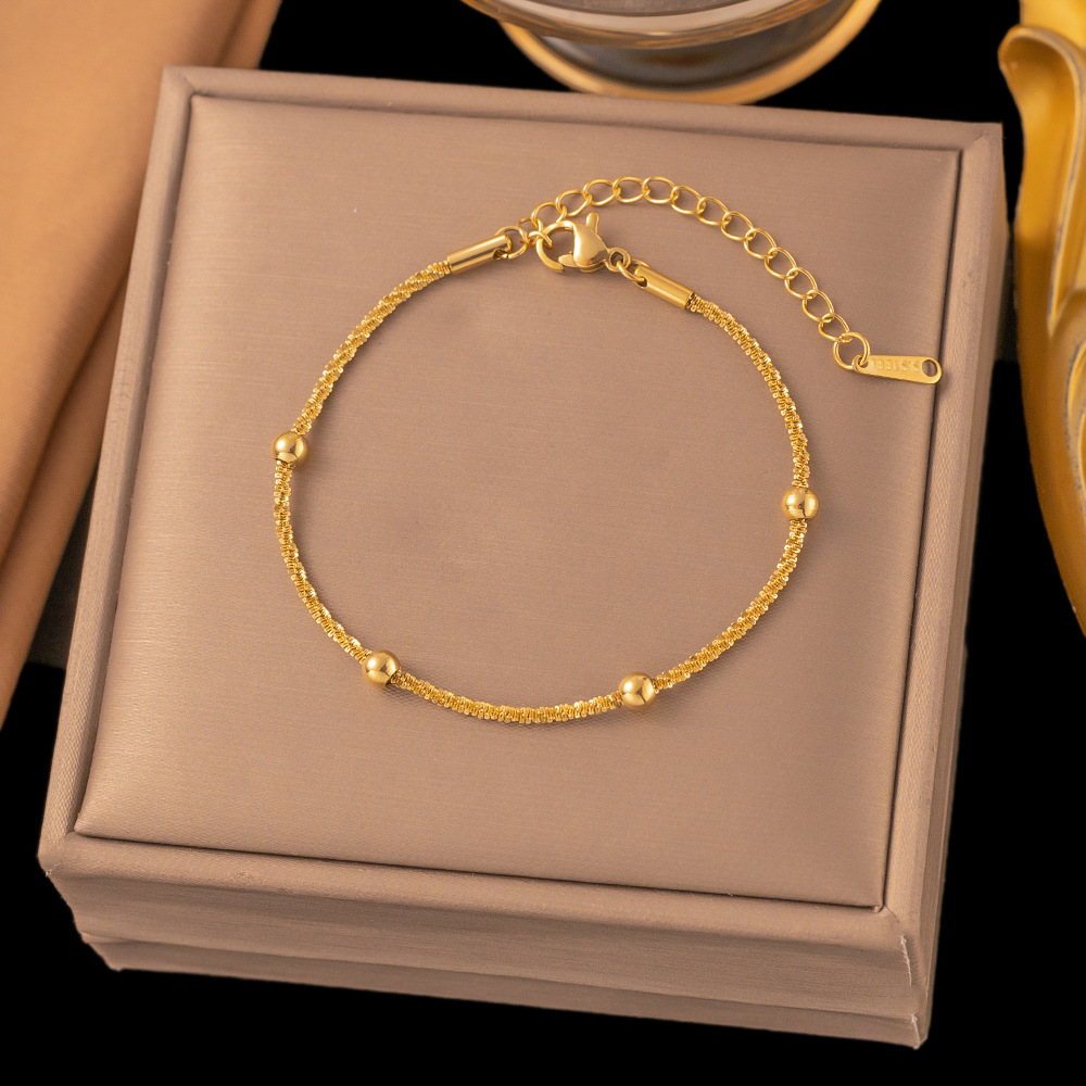 Brazalete Cadena de Cuerda & Esferas