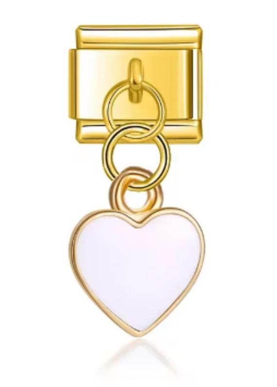 Italiano Dorado Corazón Blanco