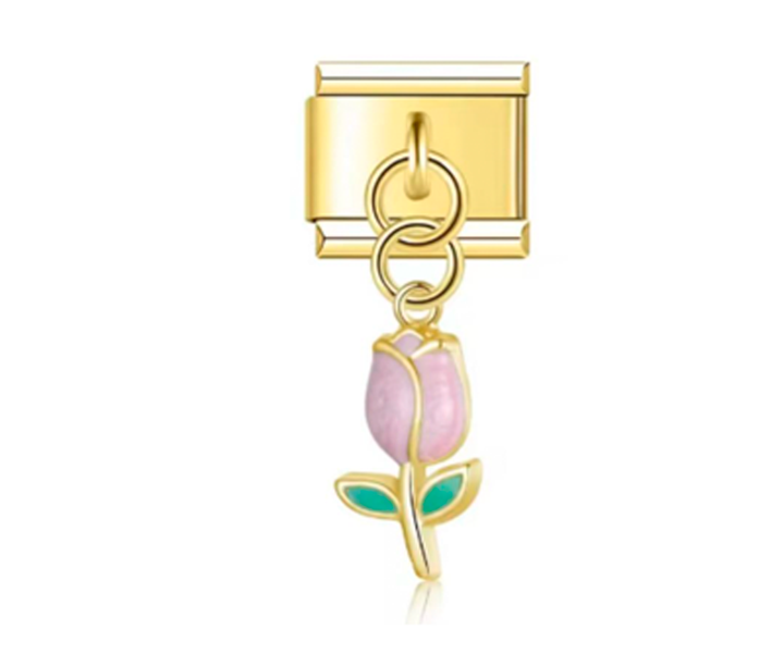 Italiano Colgante Tulipan Rosa