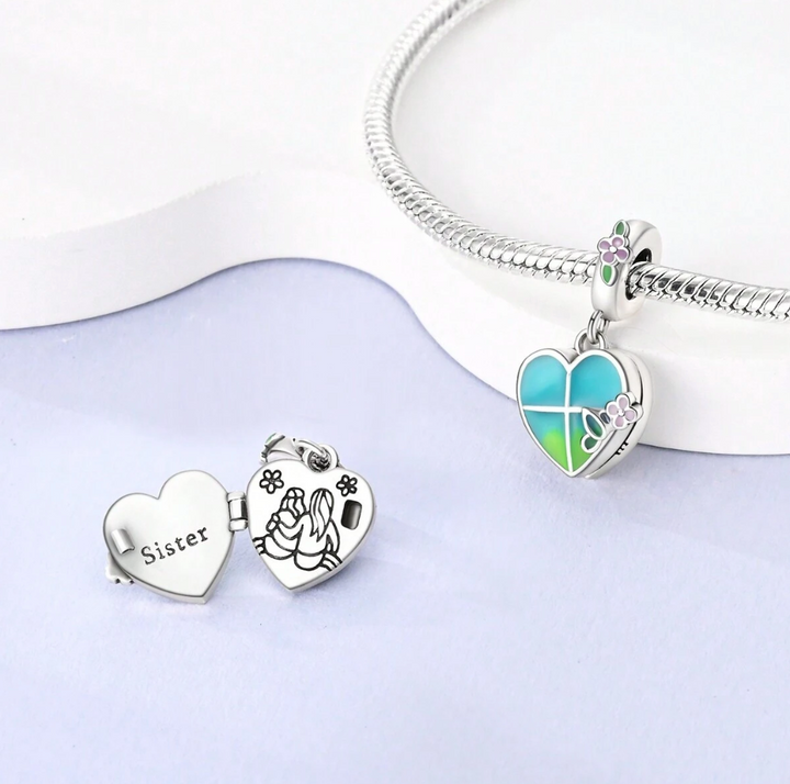 Corazón Verde y Flores