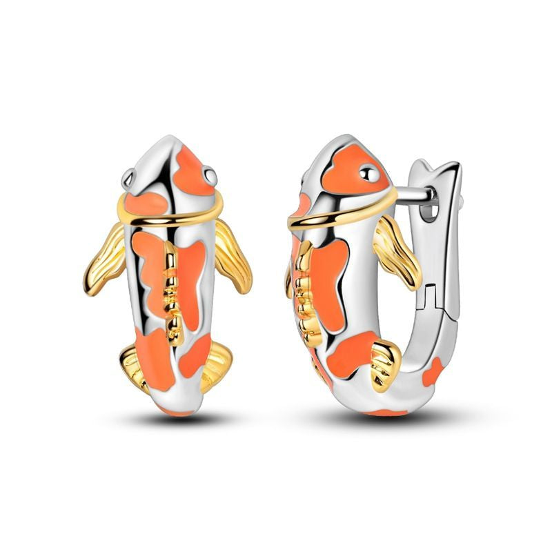 Brincos Peixe Japonês