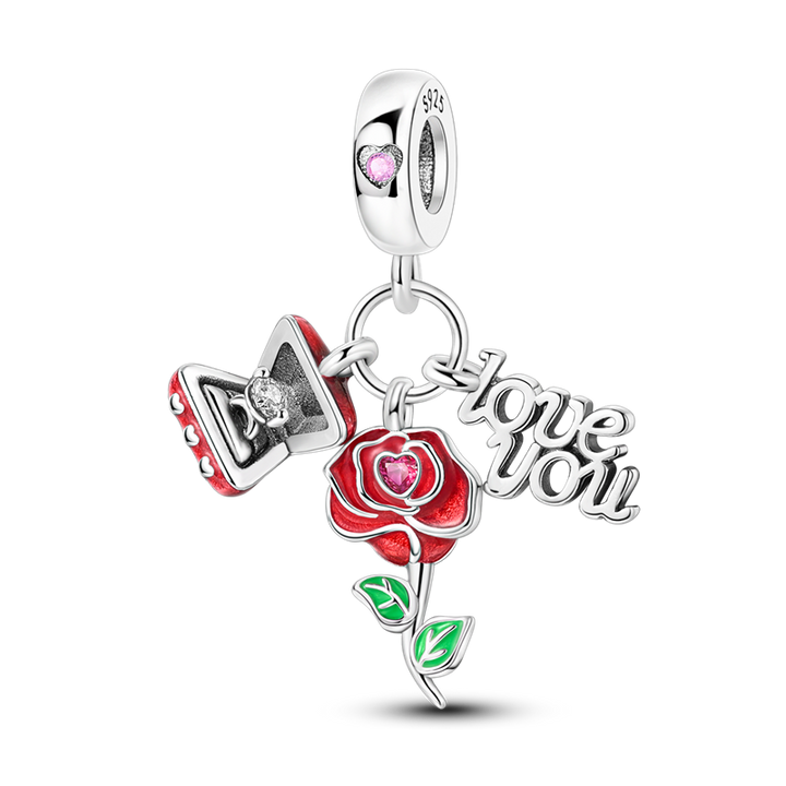 Anillo, Rosa & Love You