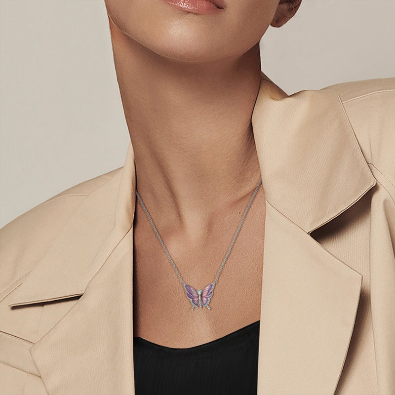 Collar Corazon & Rosa