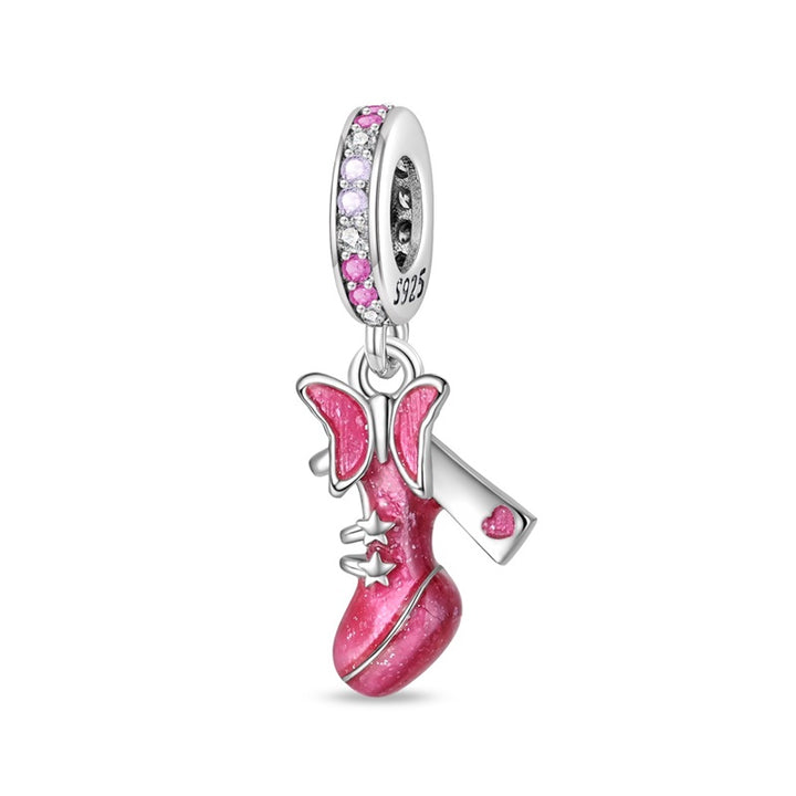Zapatilla y Mariposa Rosa