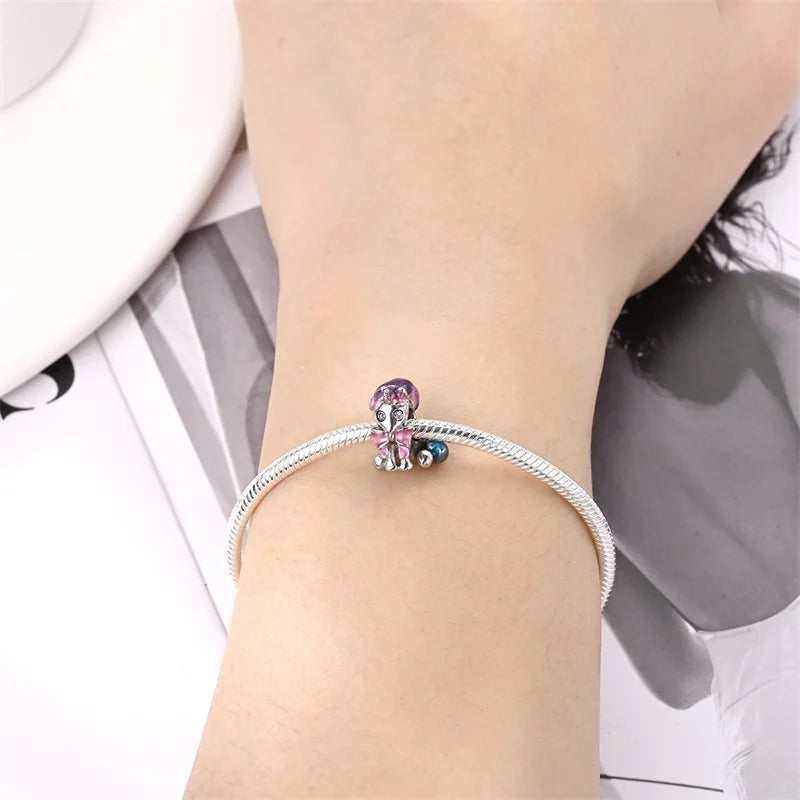 Unicornio Rosa Plateado
