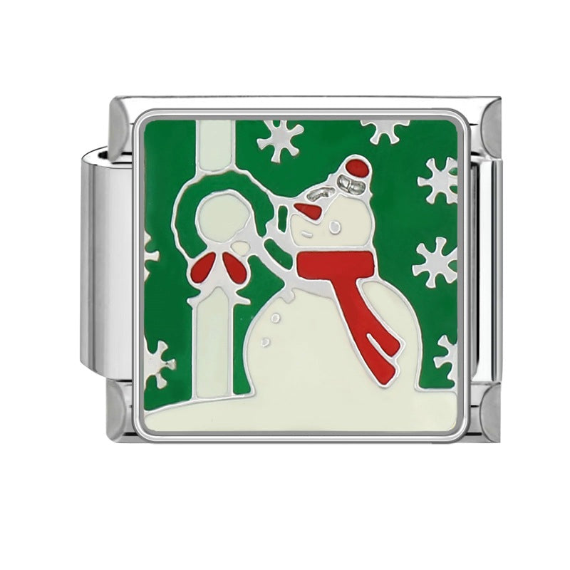 Charm Italiano Hombre de Nieve