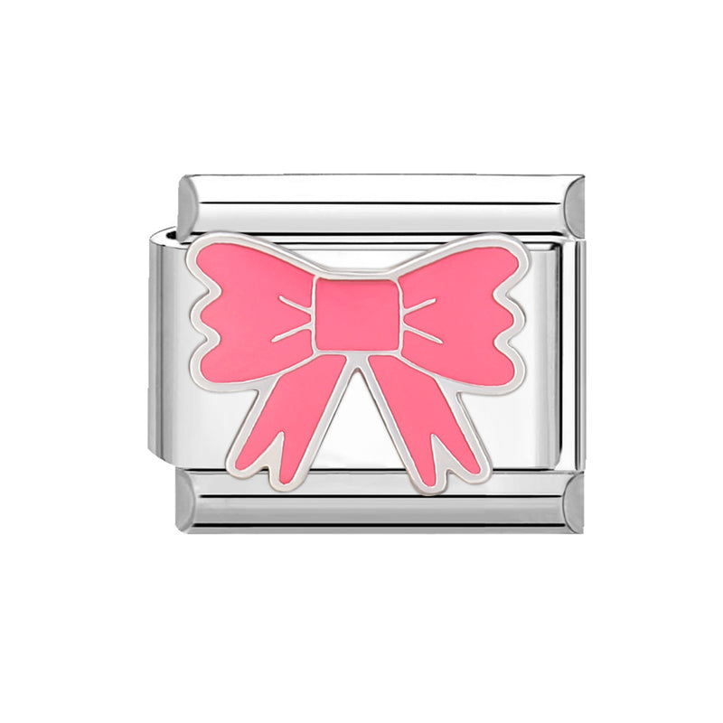 Charm Italiano Moño Rosa