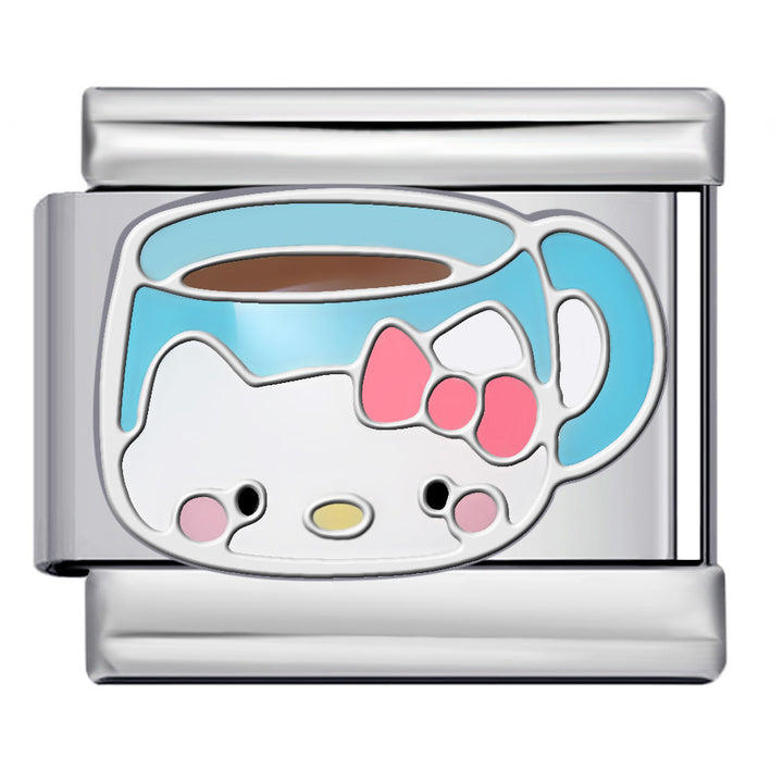 Charm Italiano Taza Azul Hello Kitty