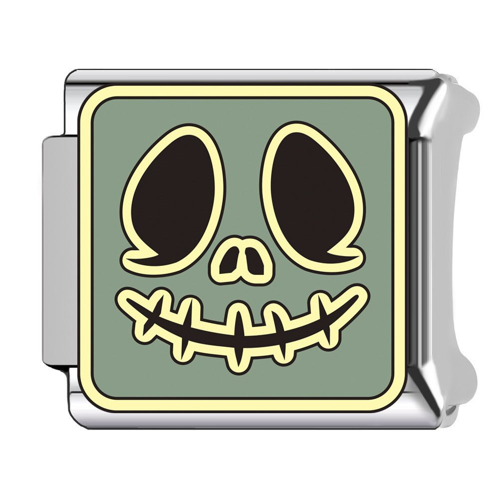 Charm Italiano Calavera de Halloween
