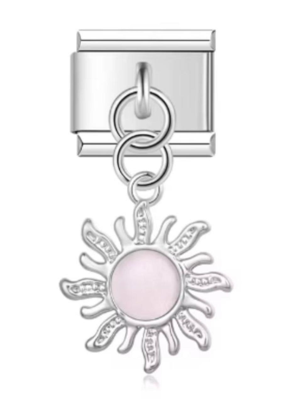 Italiano Sol Colgante Rosa