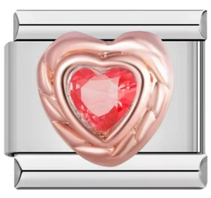 Italiano Piedra Corazón Rosa