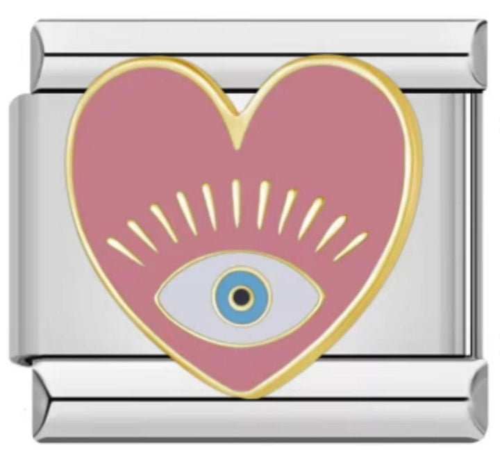 Italiano Ojo de Horus Corazón Rosa