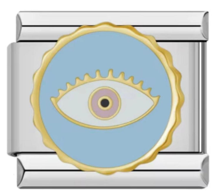 Italiano Ojo de Horus Circular Azul