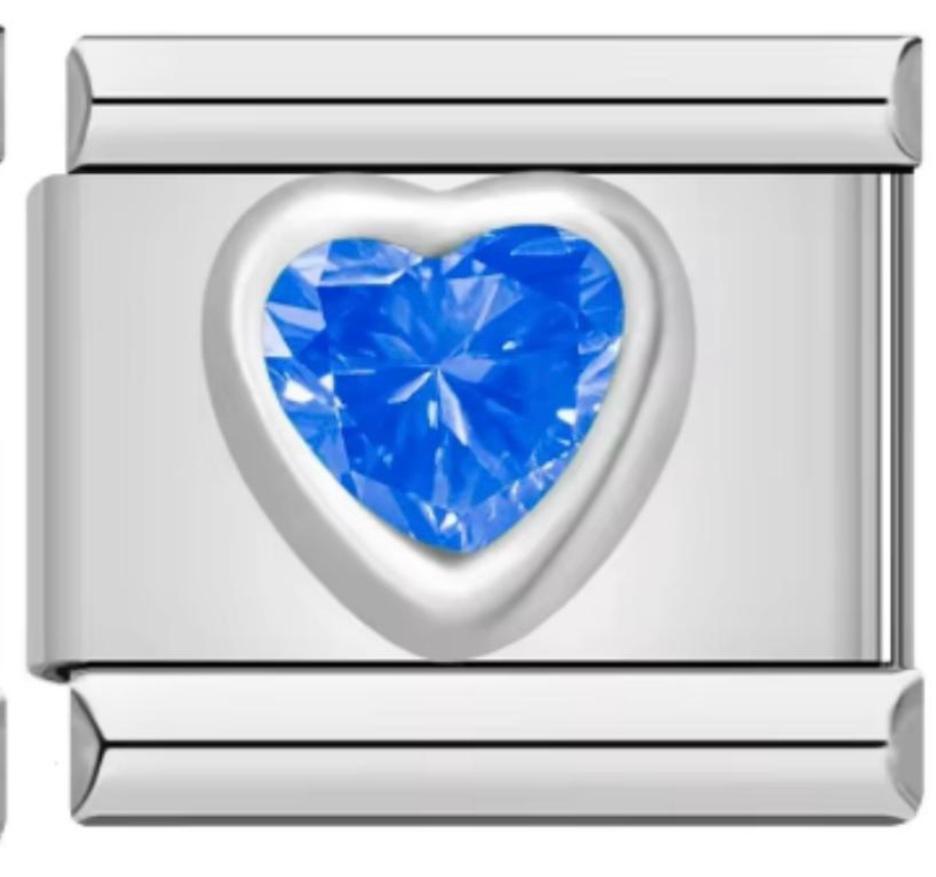 Italiano Piedra Corazón Azul