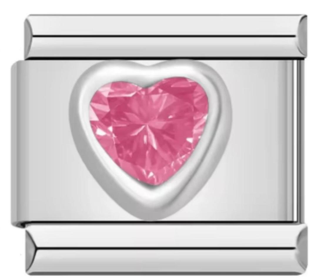 Italiano Piedra Corazón Rosa