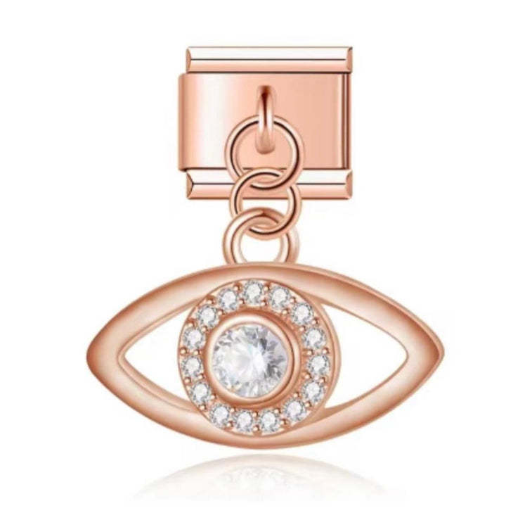 Italiano Colgante Ojo de Horus Rosa