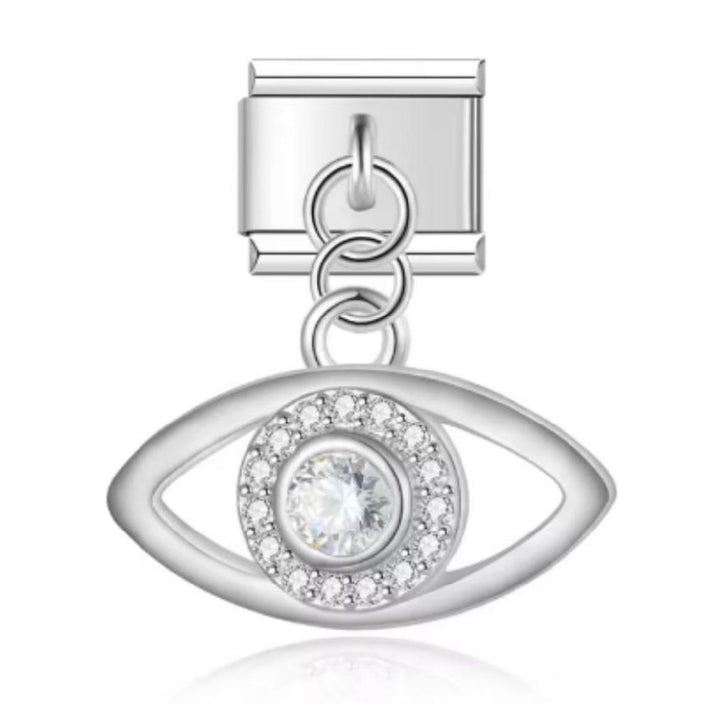 Italiano Colgante Ojo de Horus Plateado