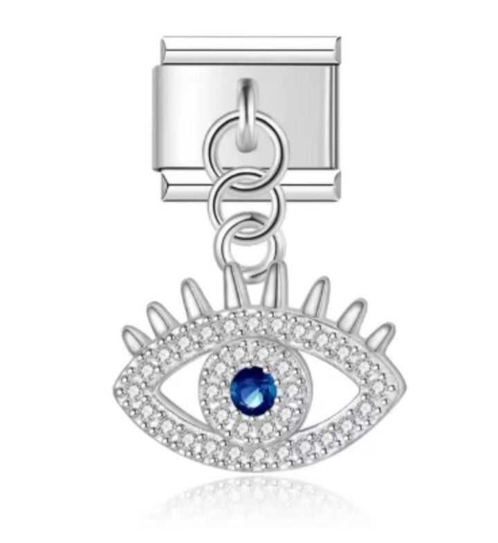 Italiano Colgante Ojo De Horus Plateado