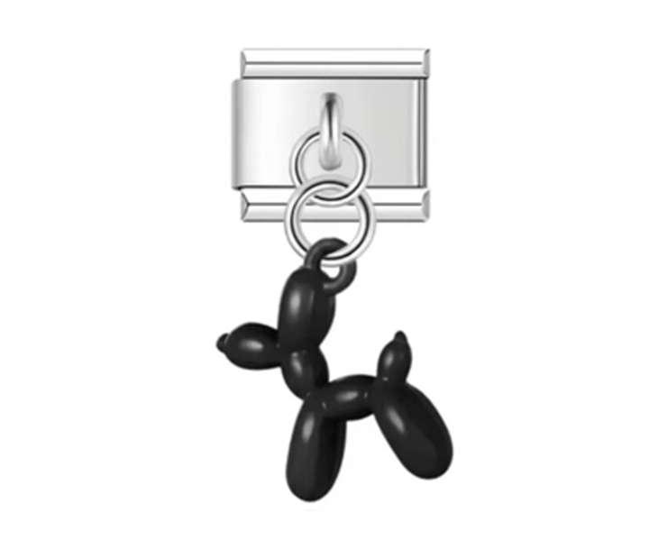 Italiano Globo de Perro Negro