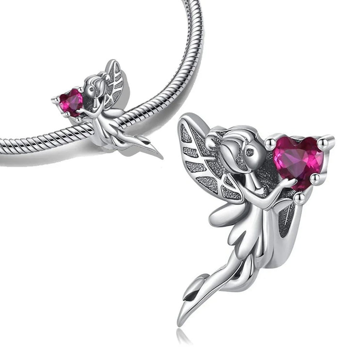 Campanita y Corazón Rosa