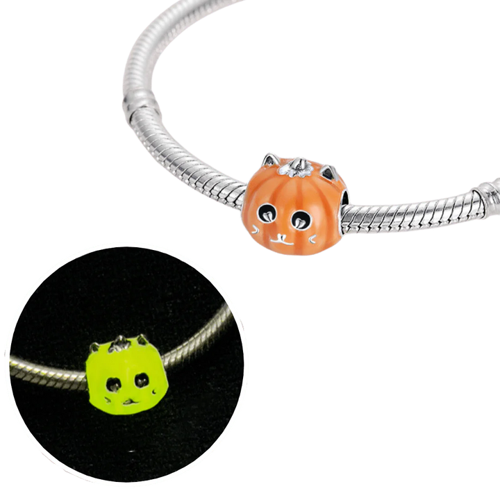 Calabaza de Gatito Fluorescente