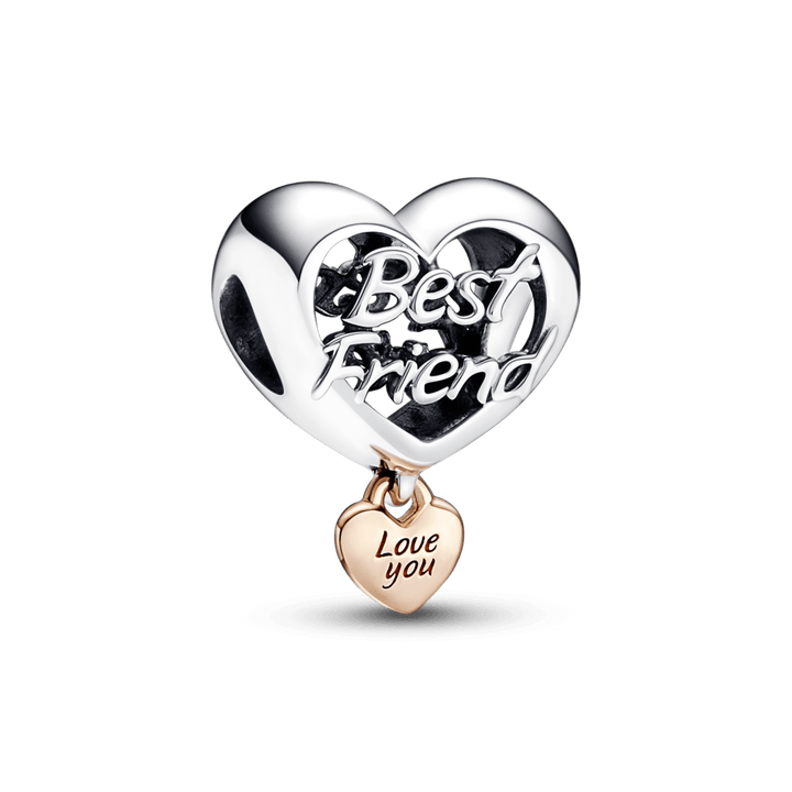Corazon Best Friend Plateado