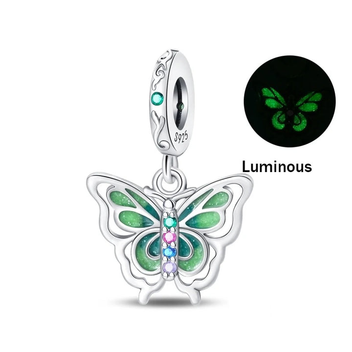 Mariposa Verde Brillante