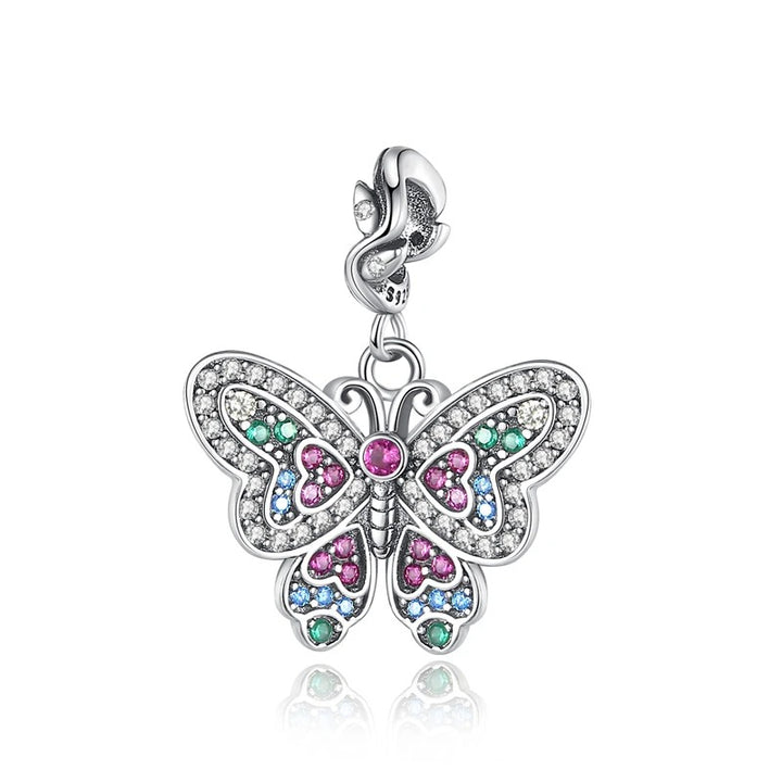 Mariposa de Corazones Rosa