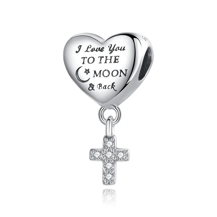 Corazón y Cruz "I Love You To The Moon & Back"