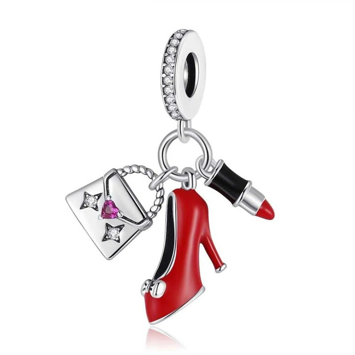 Bolso, Zapatilla y Labial