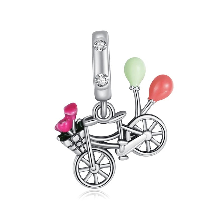 Bicicleta Prateada