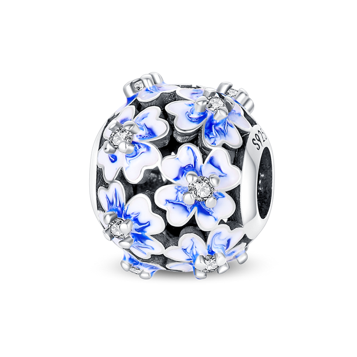 Esfera de Flores Azules