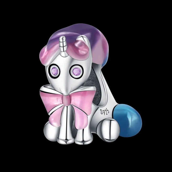 Unicornio Rosa Plateado