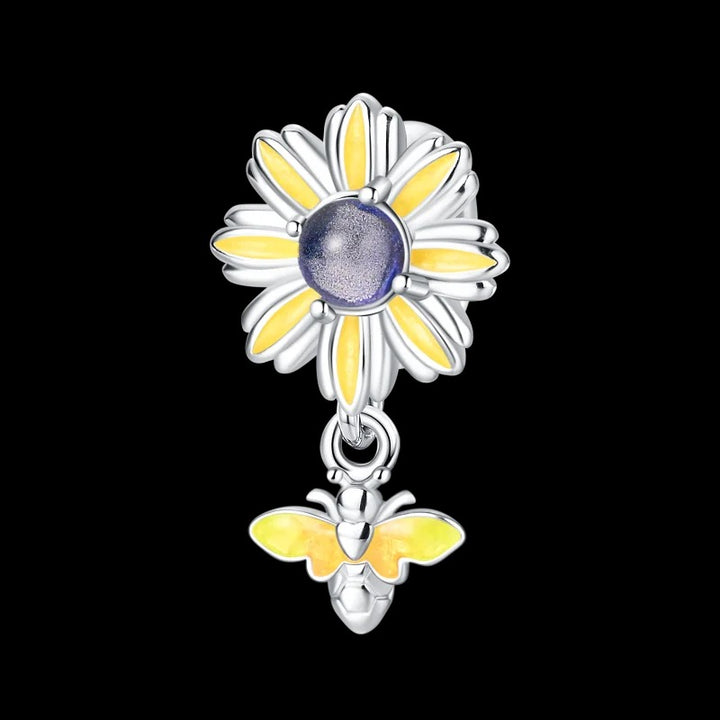 Flor Amarilla y Abeja