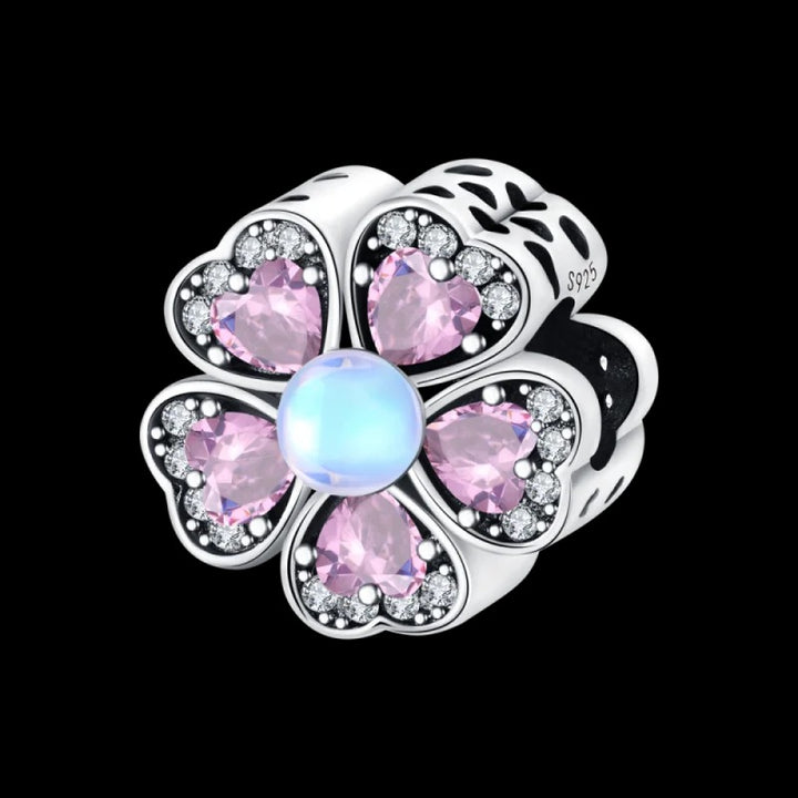 Flor de Corazones Rosas