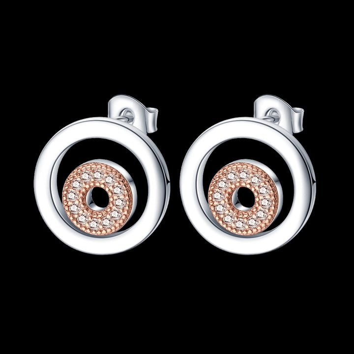 Aretes de Donas Diamantadas