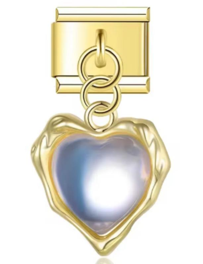 Italiano Corazon Irregular Dorado
