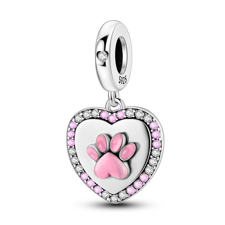 Corazón Huella de Canino