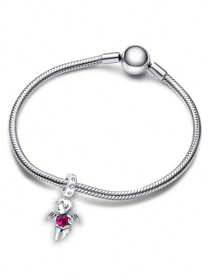 Angelito con Corazon Rosa